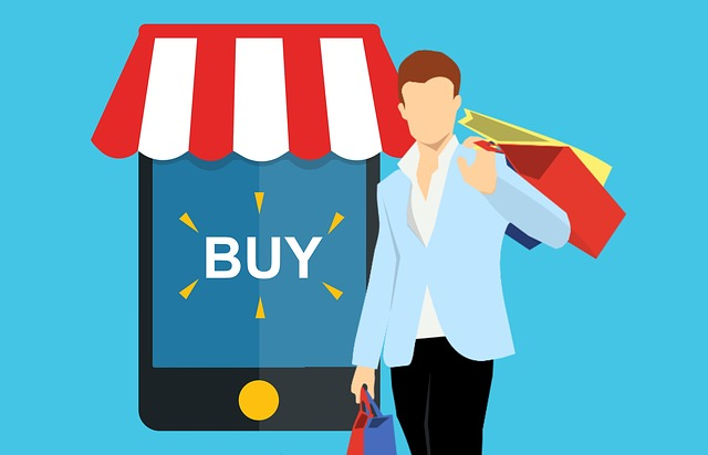 shopping, online, mobile