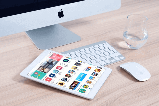 imac, apple, mockup, app store, google, apple