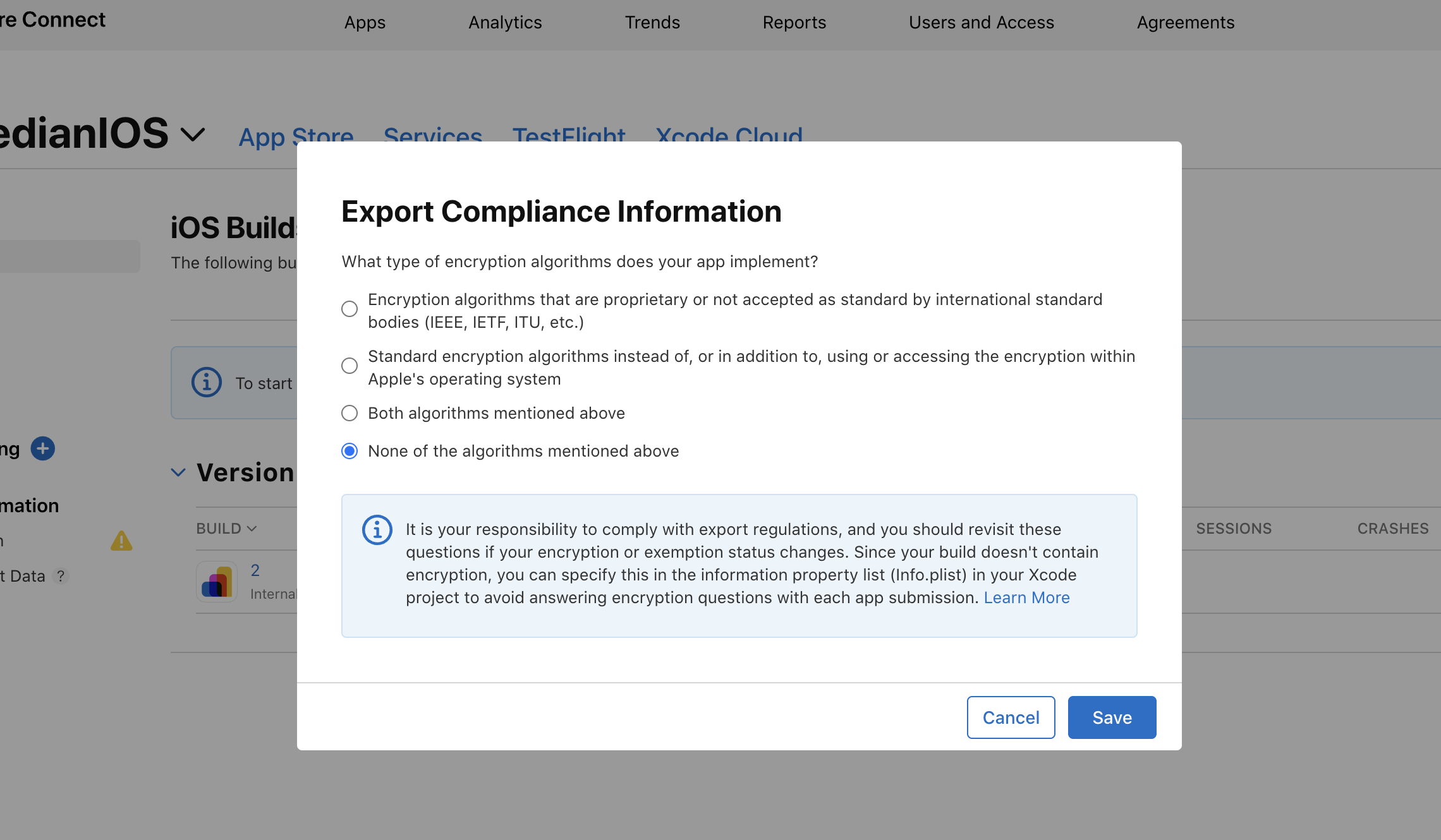 Figure 9: Resolve Missing Compliance